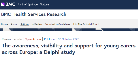 The Awareness, Visibility And Support For Young Carers Across Europe: A Delphi Study